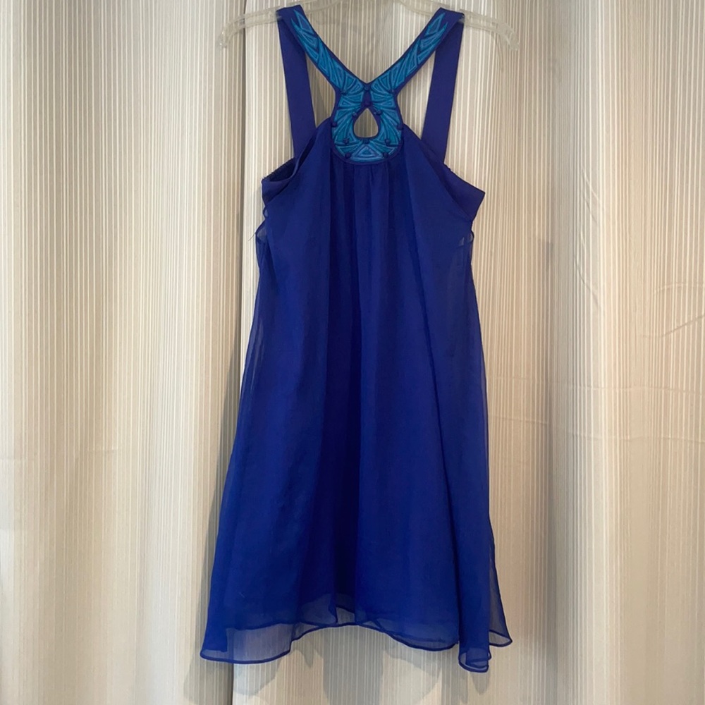 Royal blue summer dress